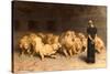 Daniel in the Lions' Den, 1872-Briton Rivi?re-Stretched Canvas