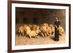 Daniel in the Lions' Den, 1872-Briton Rivi?re-Framed Giclee Print