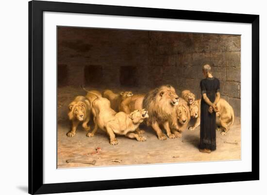 Daniel in the Lions' Den, 1872-Briton Rivi?re-Framed Giclee Print