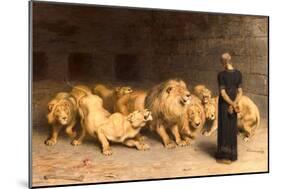 Daniel in the Lions' Den, 1872-Briton Rivi?re-Mounted Giclee Print