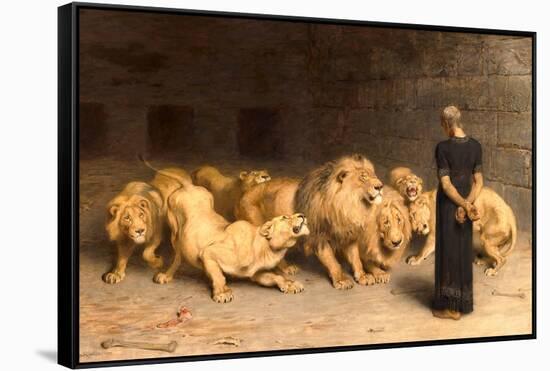 Daniel in the Lions' Den, 1872-Briton Rivi?re-Framed Stretched Canvas