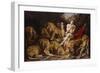 Daniel in the Lions' Den. Ca. 1614 - 16-Peter Paul Rubens-Framed Giclee Print