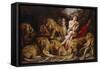 Daniel in the Lions' Den. Ca. 1614 - 16-Peter Paul Rubens-Framed Stretched Canvas