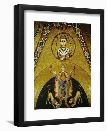 Daniel in the Lions' Den (Daniel as a Persian Youth)-null-Framed Premium Giclee Print