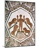 Daniel in the Lions' Den, Roman Mosaic from Bordj El Loudi, Tunisia, 5th Century Ad-null-Mounted Giclee Print