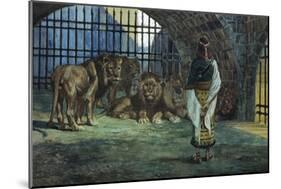 Daniel in the Lions Den-James Tissot-Mounted Giclee Print