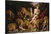 Daniel in the Lions' Den-Peter Paul Rubens-Stretched Canvas
