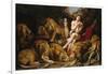 Daniel in the Lions' Den-Peter Paul Rubens-Framed Giclee Print