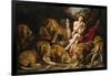 Daniel in the Lions' Den-Peter Paul Rubens-Framed Giclee Print