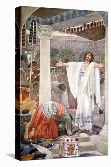 Daniel interprets the dream of Nebuchadnezzar', 1916-Evelyn Paul-Stretched Canvas