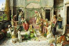 Entertaining the Harem-Daniel Israel-Mounted Giclee Print