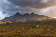 Dramatic Sunrise with Moody Clouds at the Quiraing, Isle of Skye, Scotland, Uk.-Daniel_Kay-Stretched Canvas