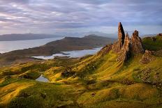 Dramatic Sunrise with Moody Clouds at the Quiraing, Isle of Skye, Scotland, Uk.-Daniel_Kay-Photographic Print