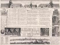 Plans of St Paul's Cathedral, London, 1658-Daniel King-Framed Stretched Canvas