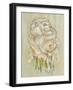 Daniel Lion Roar-Camilla D'Errico-Framed Art Print