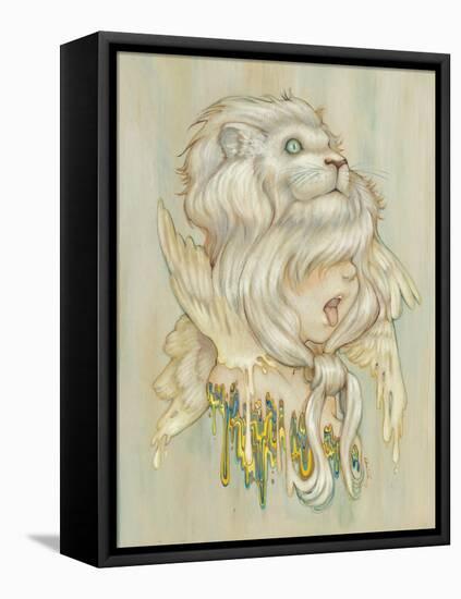 Daniel Lion Roar-Camilla D'Errico-Framed Stretched Canvas