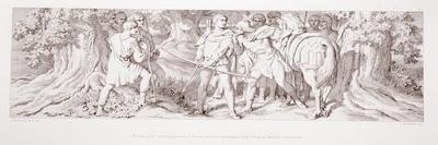 'Caxton Showing the First Specimen of his Printing to King Edward IV', c1858, (1911)-Daniel Maclise-Giclee Print