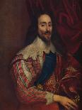 King Charles I and Queen Henrietta Maria Departing for the Chase-Daniel Mytens-Giclee Print