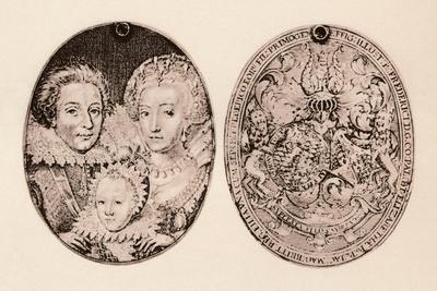 'Frederick of Bohemia, Elizabeth Stuart, and their son, Frederick Henry', 1621, (1904)