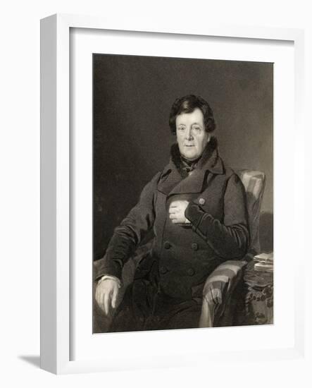 Daniel O'Connell, Engraved by W. Holl, from 'The National Portrait Gallery, Volume Iv', Published…-Thomas Heathfield Carrick-Framed Giclee Print