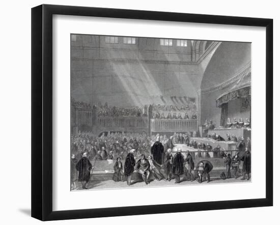 Daniel O'Connell Standing Trial in 1844-English School-Framed Giclee Print