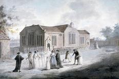 A Procession of Schoolchildren Entering Broadway Chapel, Westminster, London, 1797-Daniel Orme-Framed Giclee Print