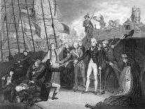 Surrender of the Spanish Ship 'San Josef' after the Battle of Cape St Vincent, 1797-Daniel Orme-Framed Stretched Canvas