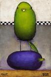 Eggplant Bird-Daniel Patrick Kessler-Giclee Print