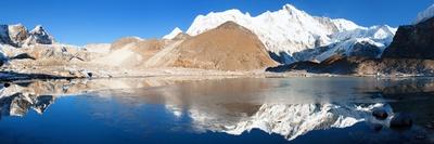 Black and White View of Ama Dablam - Way to Everest Base Camp - Nepal-Daniel Prudek-Photographic Print