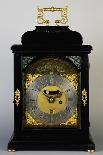 Portable Table Clock known as Bracket Clock, Black Ebony Casing-Daniel Quare-Giclee Print