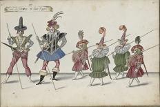 Album ; Ballet des Fées de la forêt de Saint Germain ; "Entrée des Espagnols"; huit figures-Daniel Rabel-Giclee Print