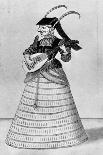 A Woman Playing a Stringed Instrument, Early 17th Century-Daniel Rebel-Giclee Print