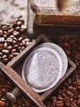 Coffee Pads, a Coffee Mill and Coffee Beans-Daniel Reiter-Photographic Print