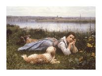 Reverie, 1866-Daniel Ridgeway Knight-Premium Giclee Print