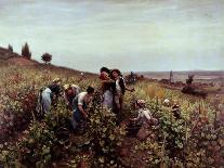 Girl with a Basket in a Garden-Daniel Ridgway Knight-Giclee Print