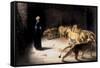 Daniel's Answer to the King-Briton Rivière-Framed Stretched Canvas