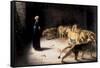 Daniel's Answer to the King-Briton Rivière-Framed Stretched Canvas