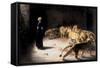 Daniel's Answer to the King-Briton Rivière-Framed Stretched Canvas