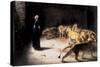 Daniel's Answer to the King-Briton Rivière-Stretched Canvas