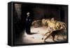 Daniel's Answer to the King-Briton Rivière-Framed Stretched Canvas