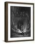 Daniel's companions in the fiery furnace-Gustave Dore-Framed Giclee Print