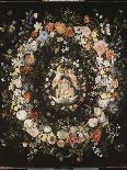 Garland of Flowers with Madonna and Child, First Third of 17th C-Daniel Seghers-Giclee Print