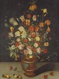 Flowers in a Glass Vase-Daniel Seghers-Giclee Print