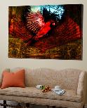 Red Cardinal Thai Temp-Daniel Stanford-Loft Art