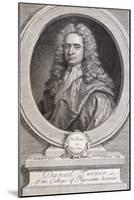 Daniel Turner, Md, Lrcp, Physician, 1717-George Vertue-Mounted Giclee Print