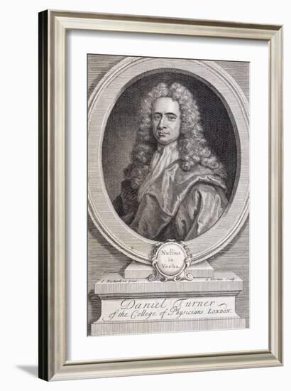 Daniel Turner, Md, Lrcp, Physician, 1717-George Vertue-Framed Giclee Print