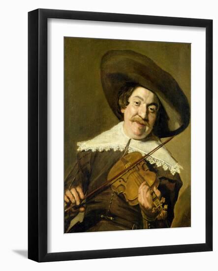 Daniel Van Aken Playing the Violin, C.1640-Frans Hals-Framed Giclee Print