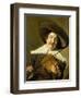 Daniel Van Aken Playing the Violin, C.1640-Frans Hals-Framed Giclee Print