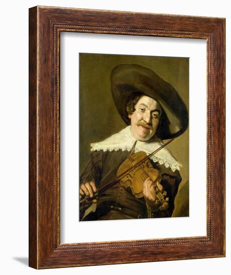 Daniel Van Aken Playing the Violin, C.1640-Frans Hals-Framed Giclee Print