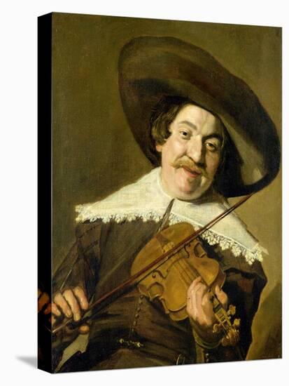 Daniel Van Aken Playing the Violin, C.1640-Frans Hals-Stretched Canvas